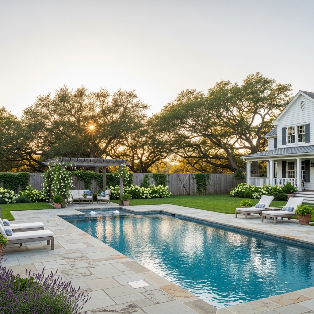 24 Stunning Farmhouse Pool Designs: Transform Your Backyard Into a Rustic Retreat