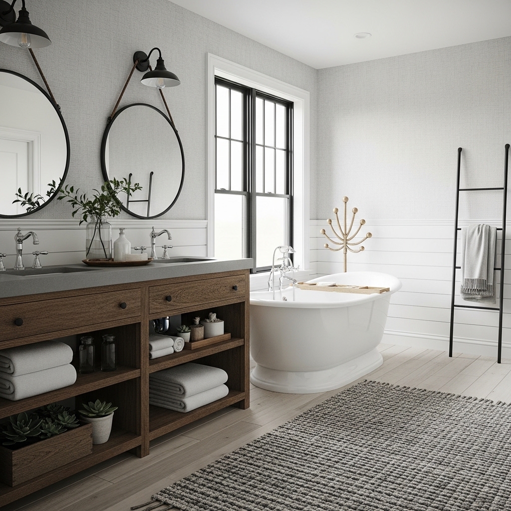 20 Modern Farmhouse Bathroom Ideas That Will Transform Your Space Into a Serene Retreat