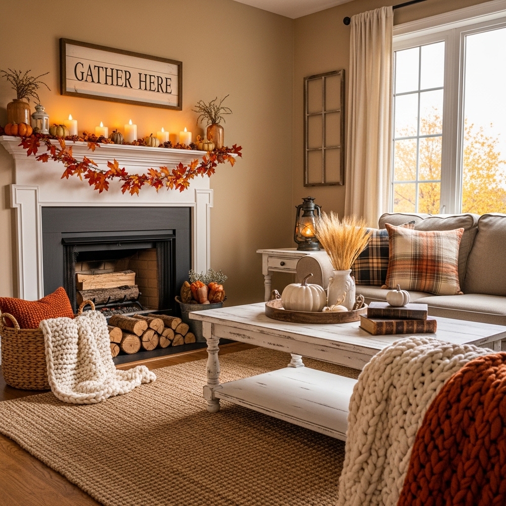 35 Farmhouse Fall Decor Ideas That Make Your Home Feel Warm & Inviting