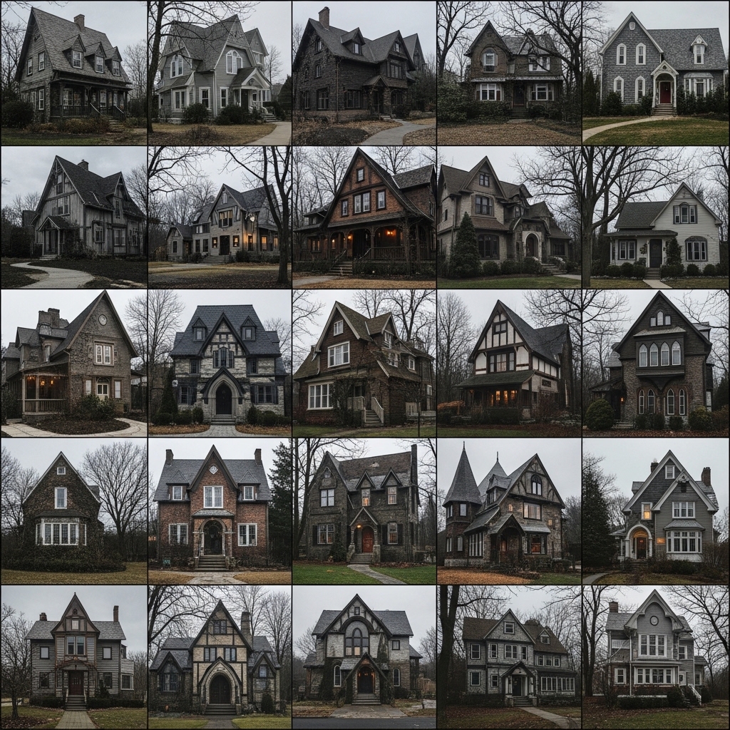 23 Gothic Farmhouse Exteriors: Dark, Dramatic & Utterly Breathtaking Home Designs