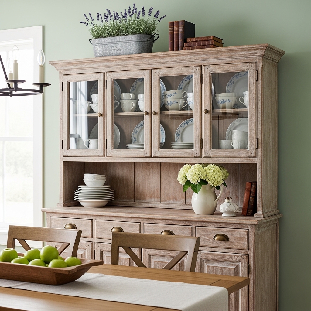 21 Farmhouse Hutch Ideas That Add Instant Charm to Your Dining Room