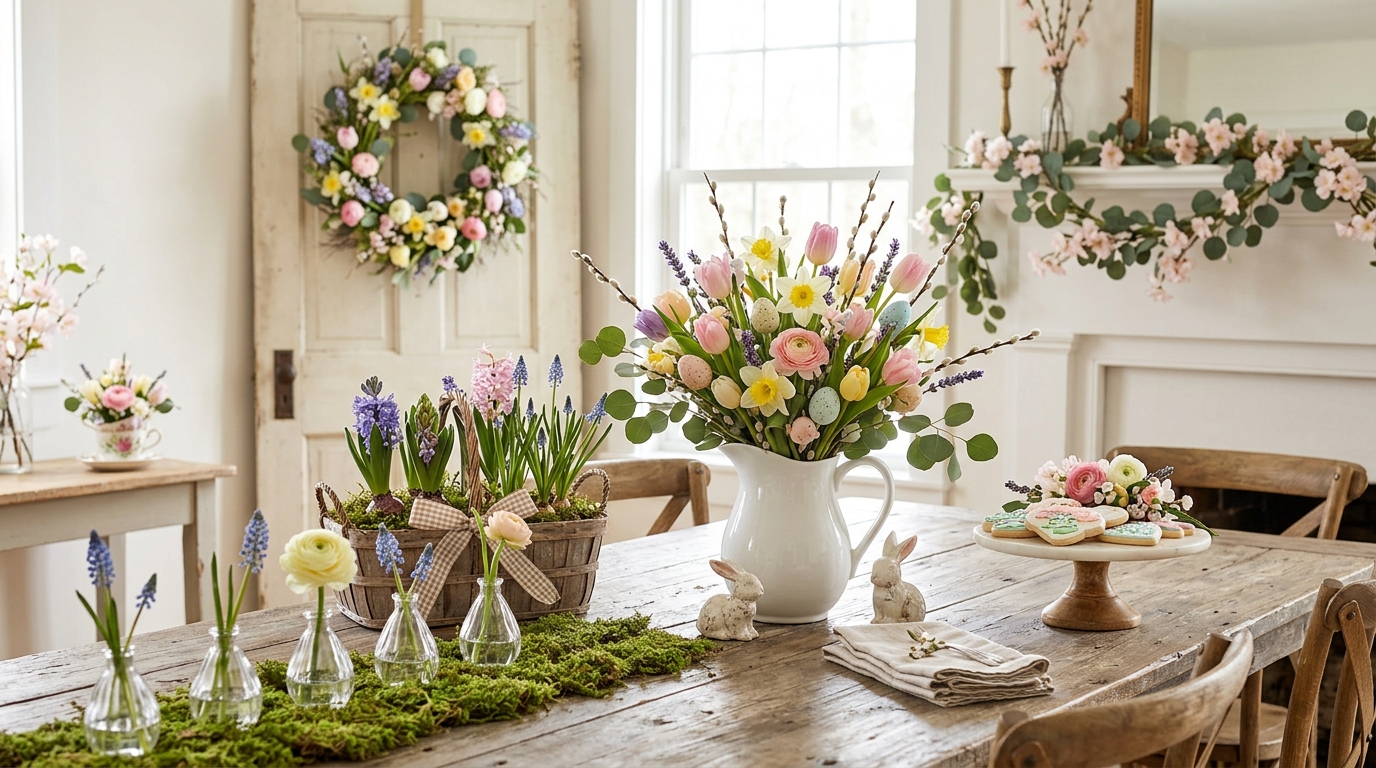 29 Easter Floral Arrangement Ideas to Transform Your Home This Spring
