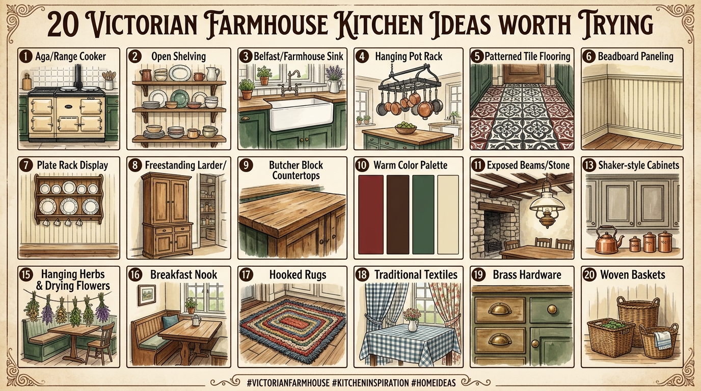 20 Victorian Farmhouse Kitchen Ideas Worth Trying