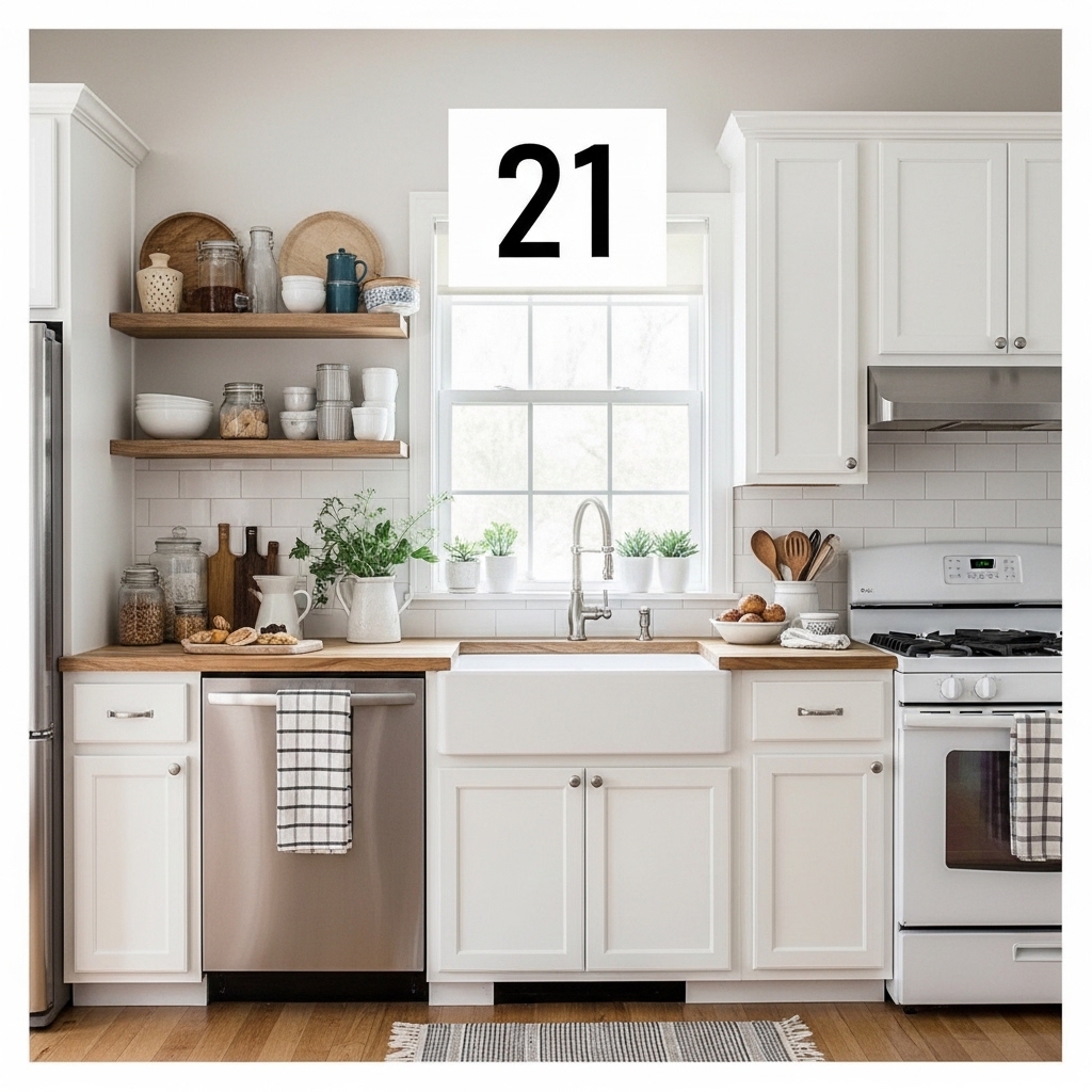 21 Small Farmhouse Kitchen Ideas That Work