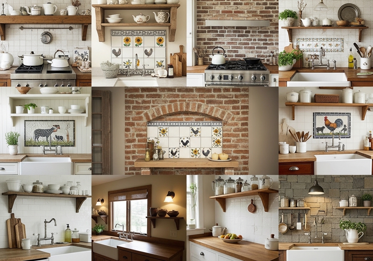 25 Country Kitchen Backsplash Charming Ideas to Fall in Love With