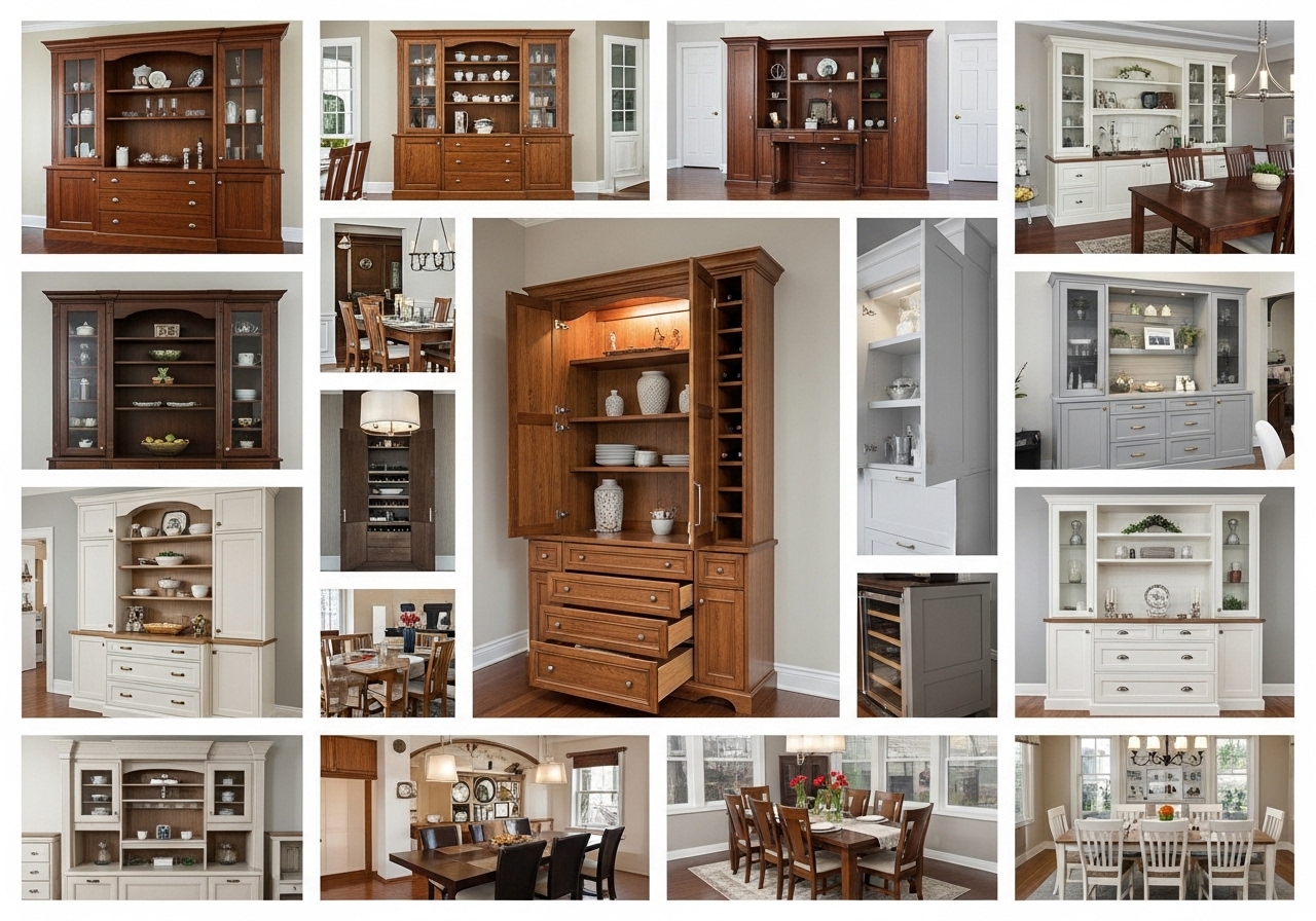 25 Dining Room Built-In Cabinets Storage Ideas That Are Both Beautiful and Functional