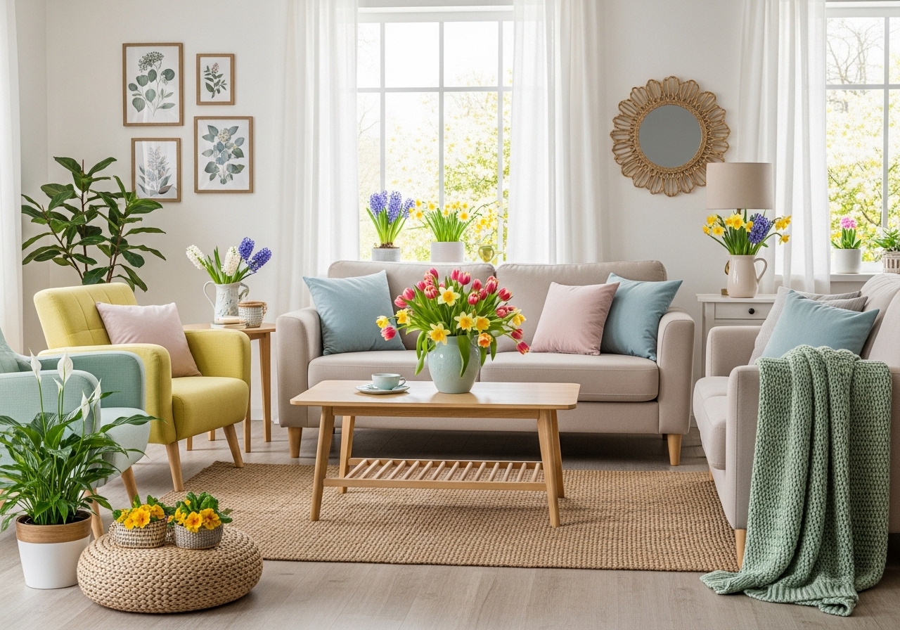28 Fresh Spring Living Room Ideas Inspire You