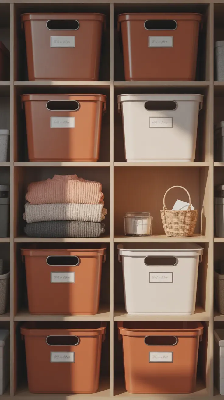 Over-the-door canvas shoe organizer maximizing small closet storage