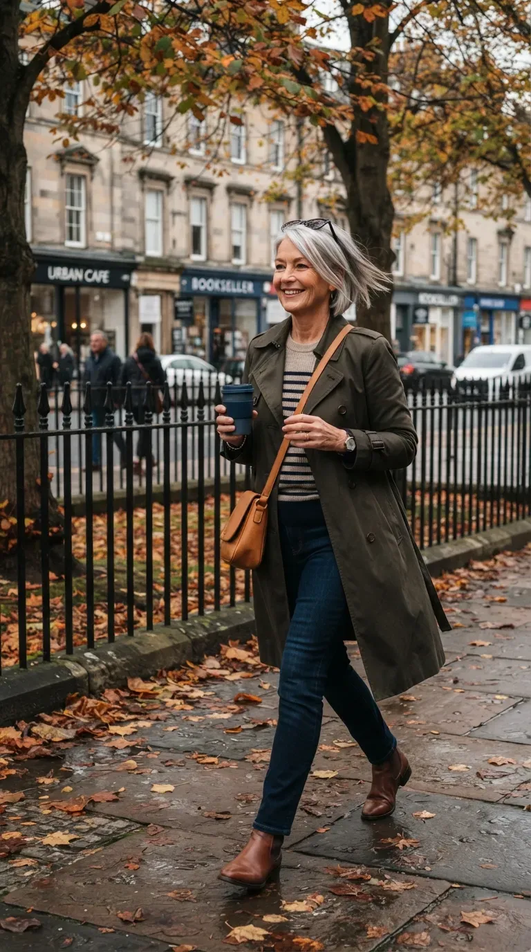 Asymmetrical pixie bob haircut on an older woman with uneven lengths