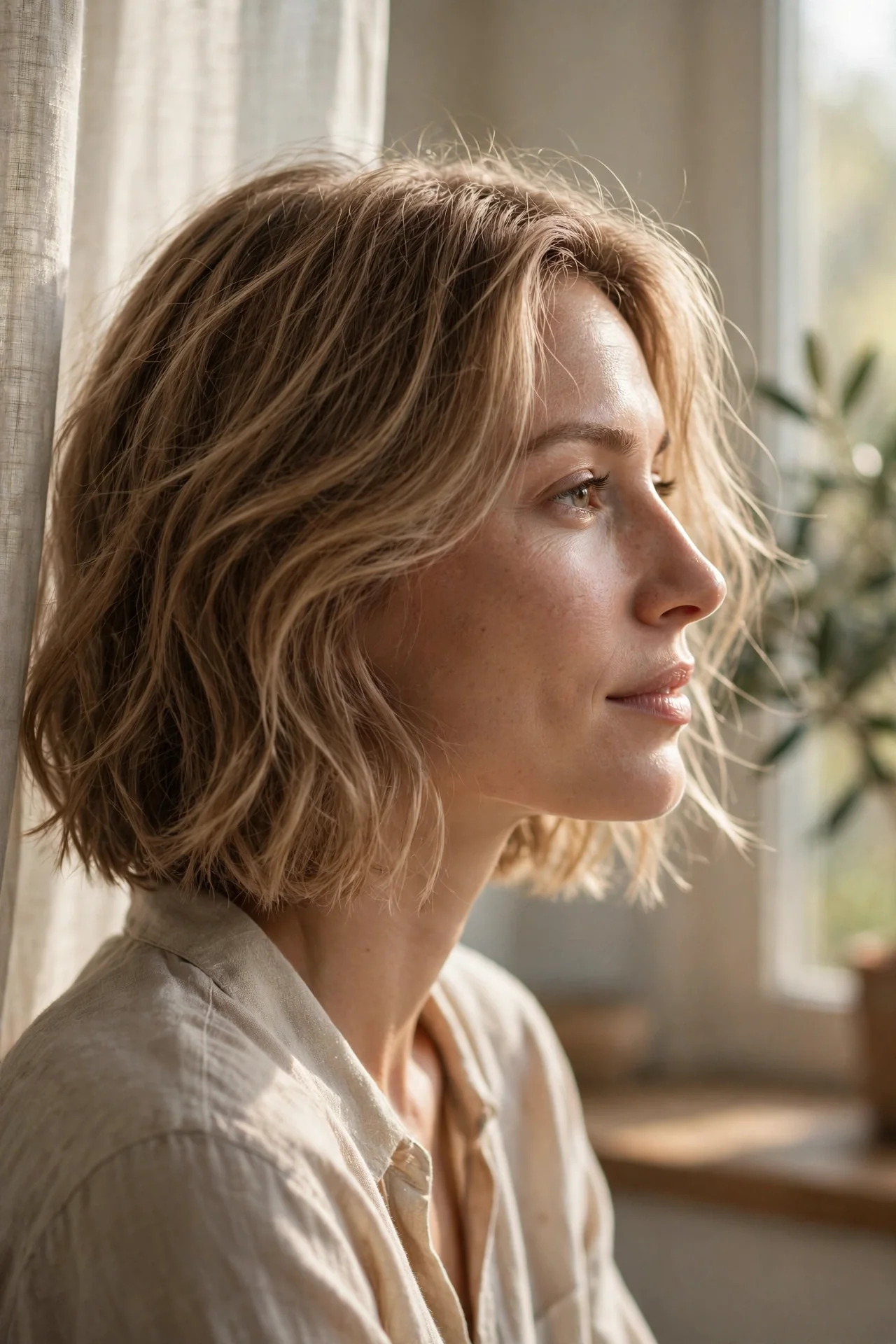 Air-Dry Wash-and-Go Bob