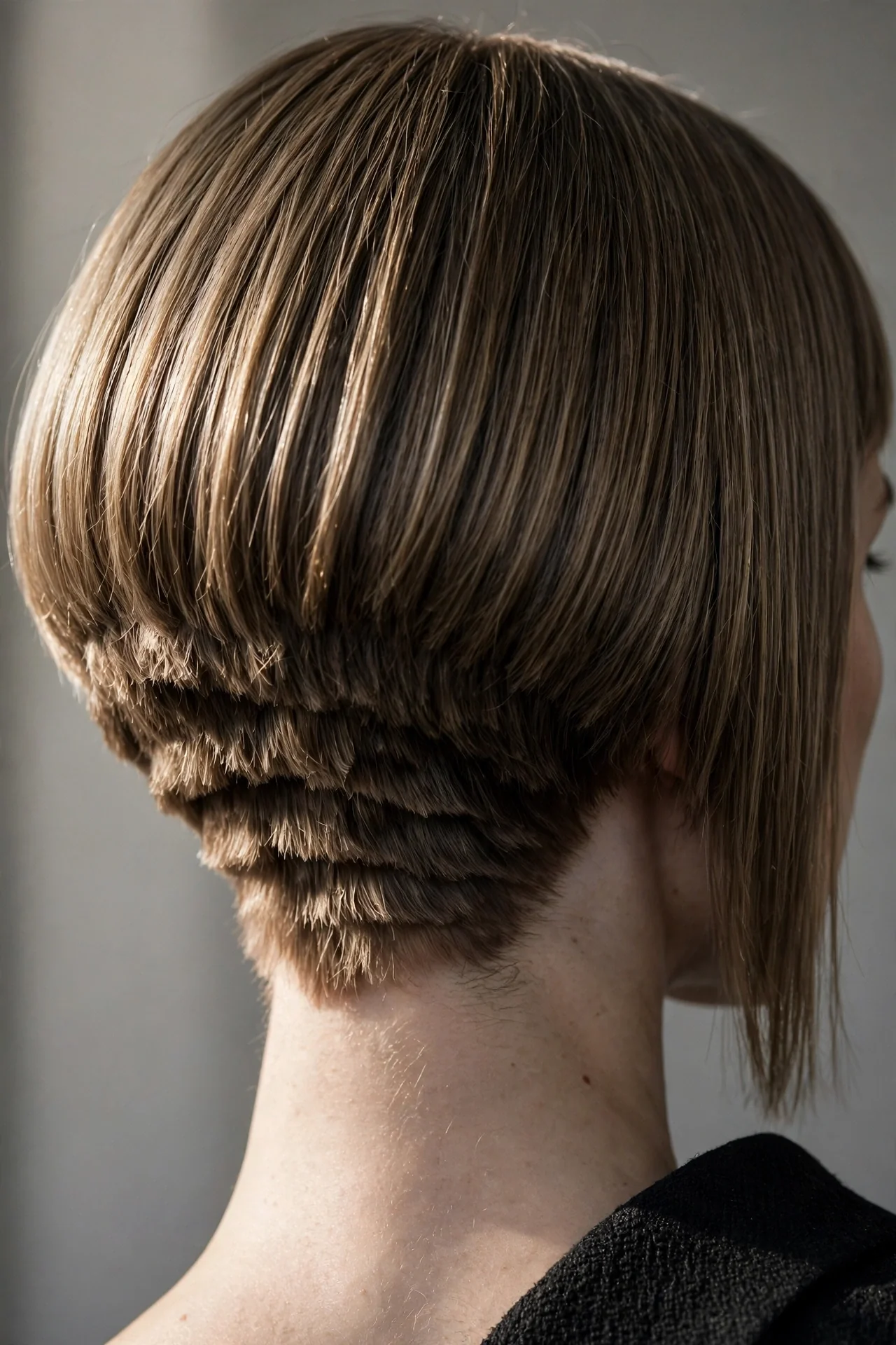 Graduated Stacked Bob for Back Volume