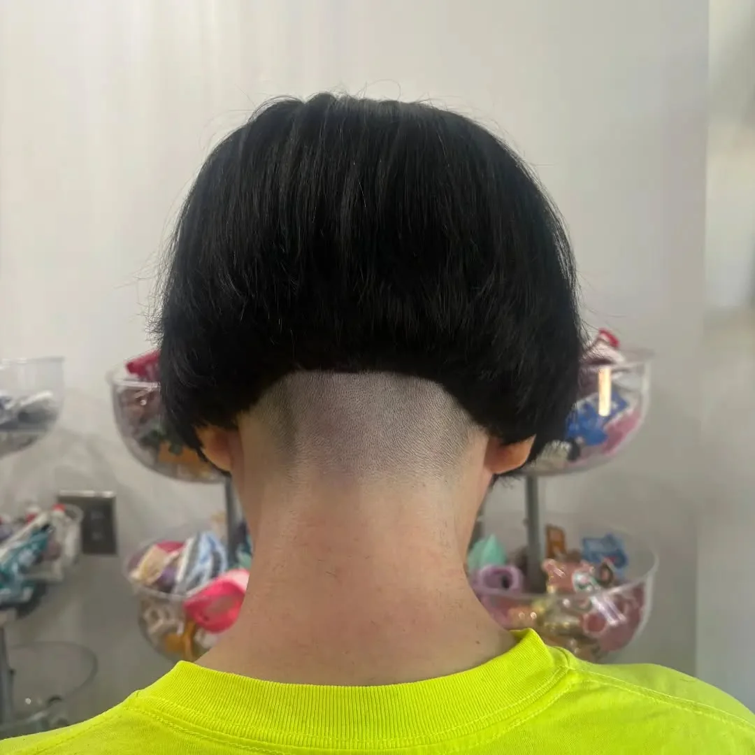 Undercut Nape Short Bob