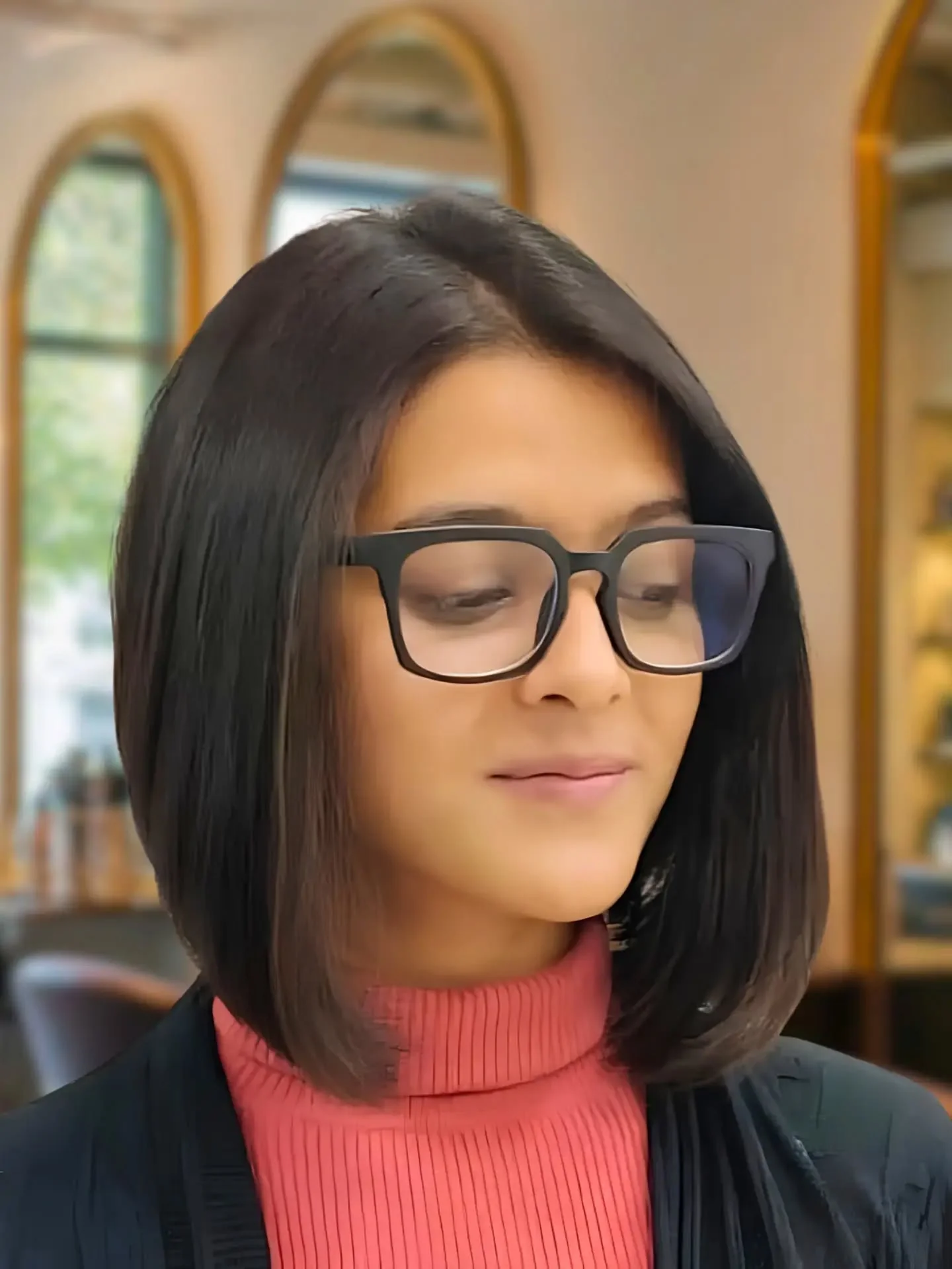 A-Line Short Bob with a Shorter Back