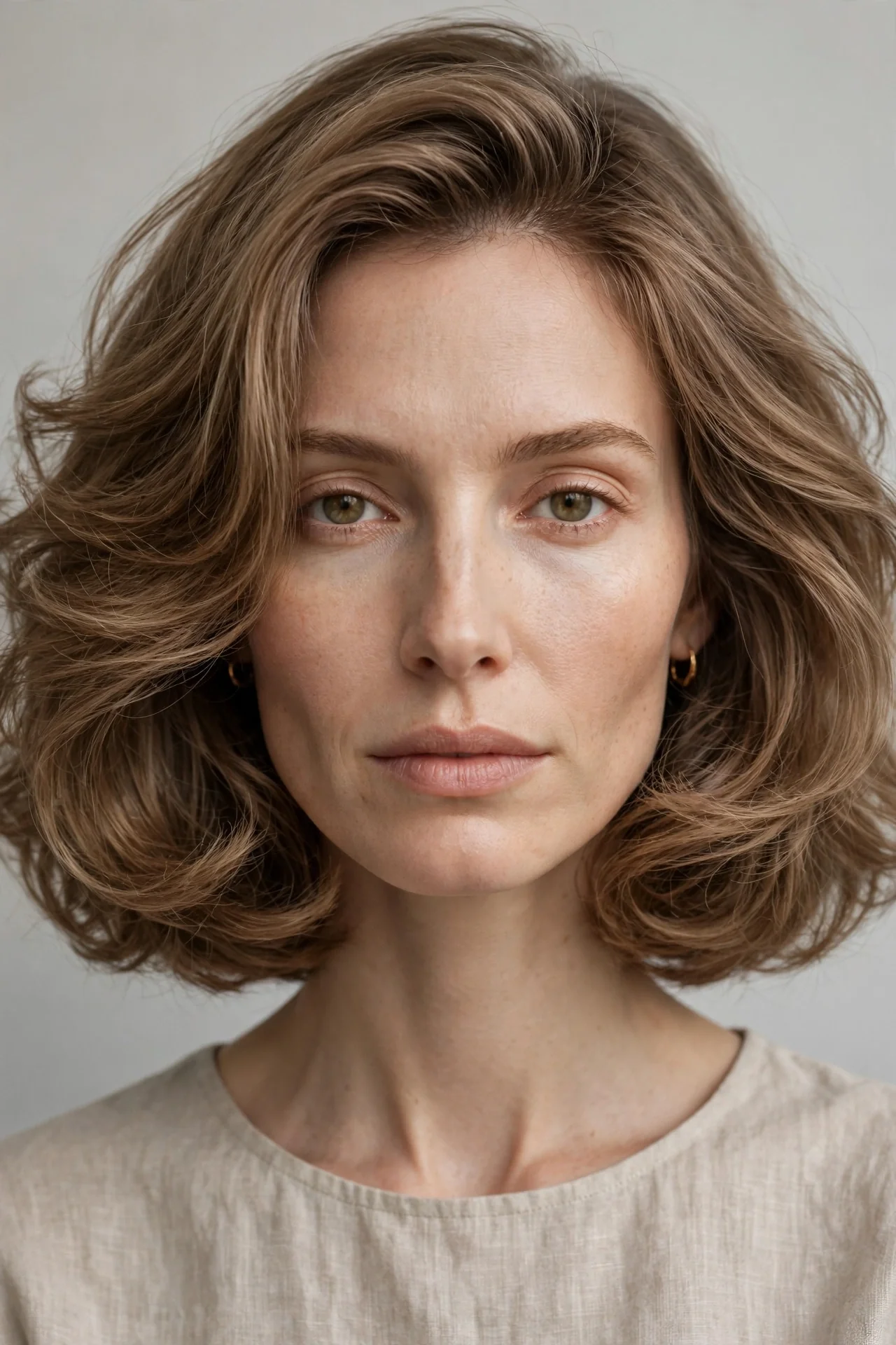 Chin-Skimming Bob with Width for Long Faces