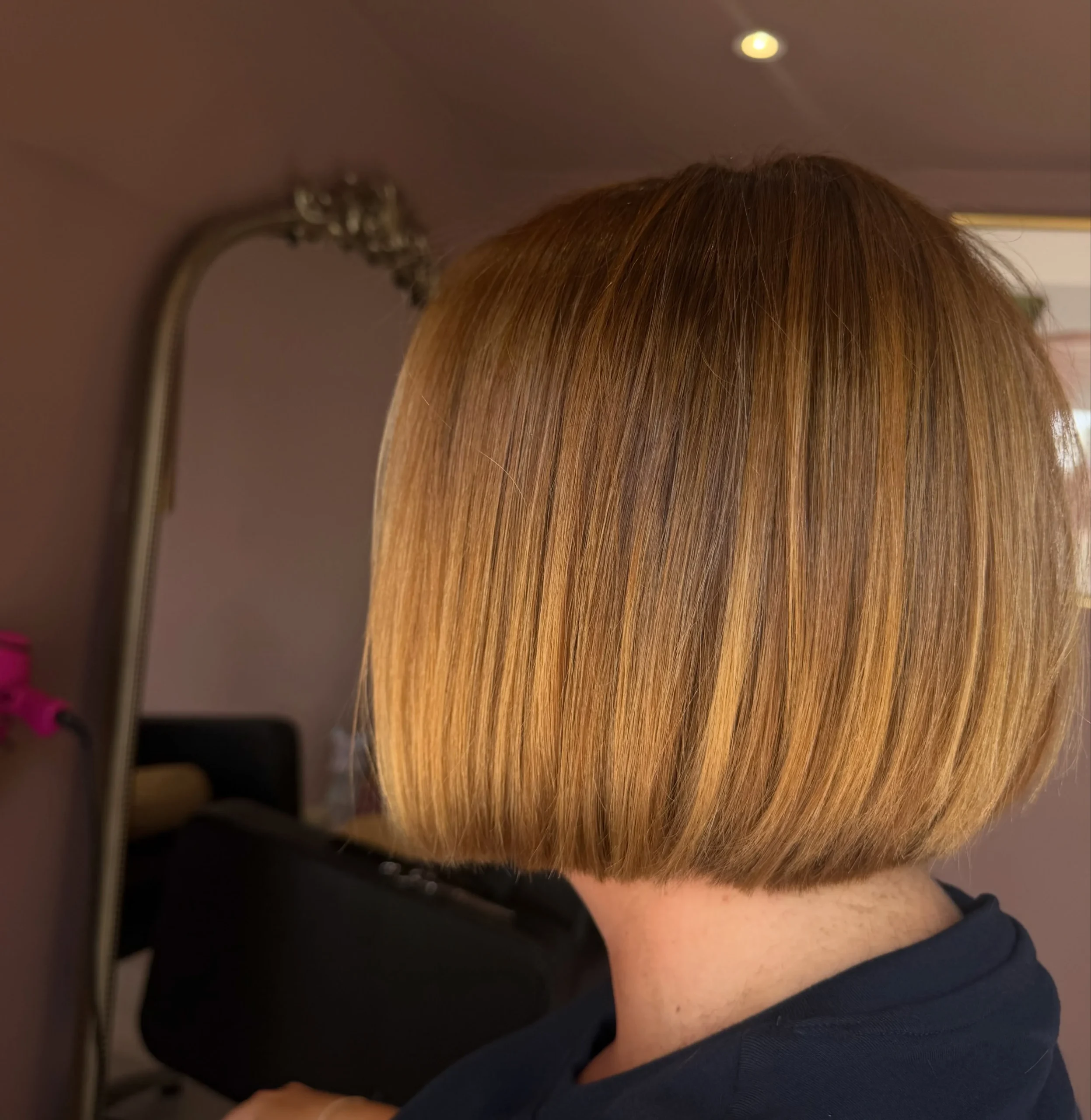 Balayage Short Bob for Added Dimension