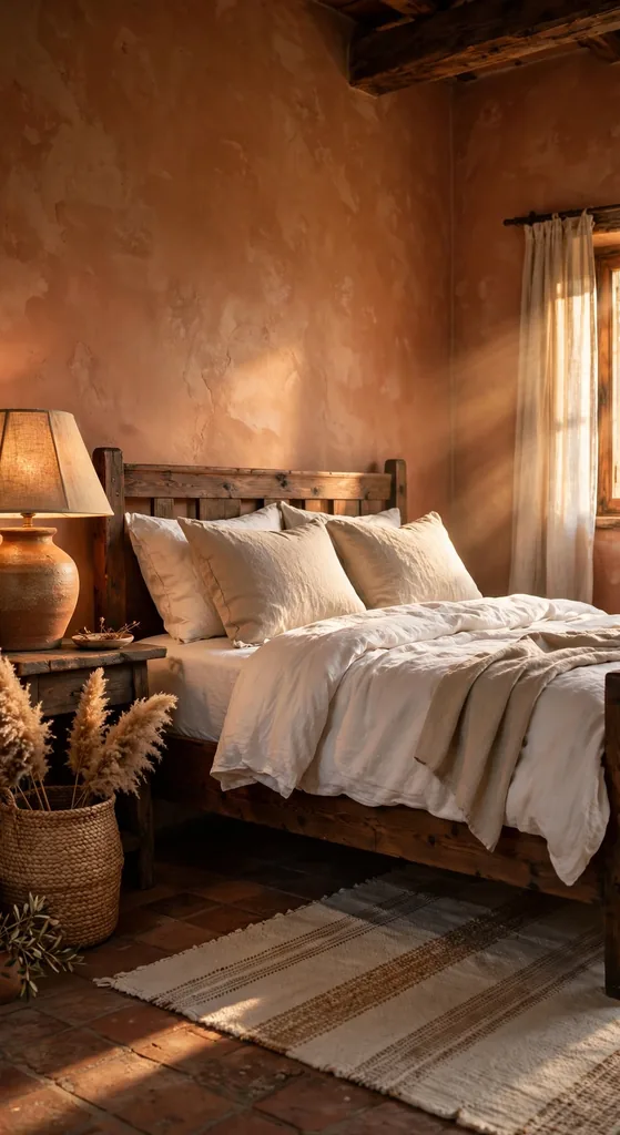 Warm Terracotta Walls